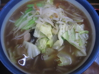 「三鷹らーめん+ジャンボ餃子3個（580円+290円）」@一圓 三鷹南口店の写真