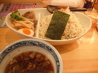 「つけめん あっさり醤油メンマ増し」@麺や 松の写真