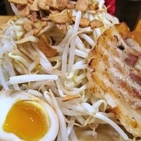 「どてちん（大盛300g）ヤサイニンニク 680円」@麺屋青山 臼井店の写真