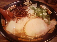「釜炊き豚骨ラーメン」@釜炊き豚骨ラーメンきら星 満天の写真