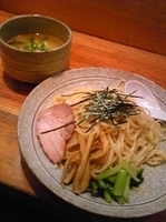 「あっさり鶏白湯塩つけ麺（限定）」@麺や 福一の写真