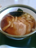 「ちゃあしゅうめん（しょうゆ）」@鉢木らーめんの写真