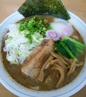 「豚骨辛味噌ラーメン（太麺使用・大辛）1000円+一口ライス（サー」@MENYA 食い味の道有楽の写真