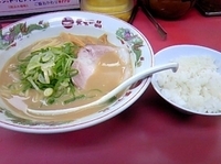 「ラーメン@半ライス」@天下一品 駒沢店の写真