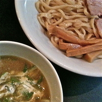「グリーンカレーつけ麺（限定メニュー￥750）」@音麺酒家 楽々の写真