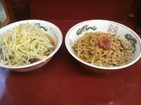 「小お茶漬け麺（650円+200円）」@ラーメン二郎 相模大野店の写真