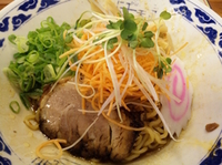 「汁なし 油ソバ」@九州らーめん亀王 箕面船場店の写真