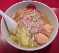 「紫蘇香る春の海老塩そば:850円」@麺屋武蔵 二天 池袋店の写真