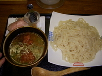 「桜海老天う飩・醤油系ツケじゃり ロの巻」@拳ラーメンの写真