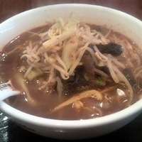 「麻辣麺 ごはん付き 780円」@桂園 川口店の写真