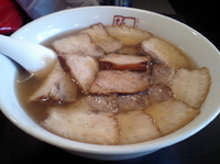 「チャーシューメン」@喜多方ラーメン 坂内 大森店の写真