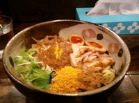 「油そば」@中華そば 椿 蒲田店の写真