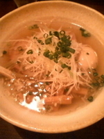 「煮卵塩らーめん 690円」@麺 中中の写真