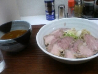 「つけ麺+チャーシュー」@忍八の写真