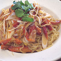 「汁なし葱そば」@金陵の写真