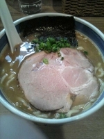 「濃厚和風中華そば（大盛）」@中華そば・つけそば 浜屋 我孫子店の写真