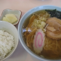 「ラーメン550円+半ライス50円」@ラーメン 一心の写真
