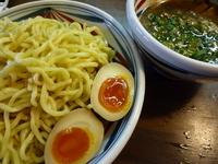 「つけそば玉子乗せ（400g）」@麺鮮醤油房 周月の写真