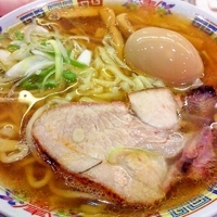 「ラーメン+味付玉子」@まるめん さむらいの写真