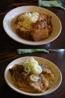 「「肉中華そば+肉飯小盛（￥750+300）」」@麺処 遊 蕨店の写真