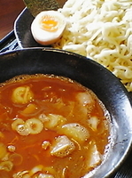 「カツオつけめん・中盛り（￥800）」@つけめん赤とんぼの写真