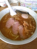 「醤油らーめん（大盛）味玉TP ￥550円+￥100円+￥100円」@らーめん こうやの写真