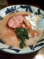 「まる重らーめん背脂 750円」@柳麺まる重の写真