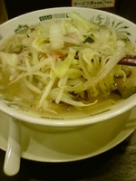 「野菜たっぷりタンメン490円」@日高屋 竹ノ塚店の写真