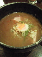 「鶏白湯つけめん（並）」@つけ麺 大臣 宇田川町店の写真