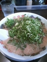 「ラーメン （背脂多め・麺固め・ネギ多め）」@来来亭 相武台店の写真