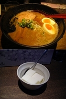 「「軟骨ラーメン（￥700）+サービスデザート（杏仁豆腐）」」@麺部 しば盛の写真
