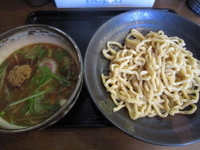 「つけ麺（小）（680円）」@節の写真