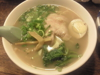 「モンゴル岩塩ラーメン（豚骨）」@名物ラーメン一力の写真