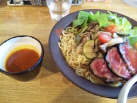 「アラビアータ（大盛り）」@麺家 五大力 東豊中本店の写真