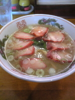 「塩又焼ラーメン+スモールカレー」@下前商店の写真