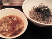 「つけ蕎麦（鶏肉）」@つけ蕎麦 安土 歌舞伎町店の写真