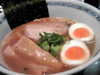 「らーめん +煮卵」@らーめん はやしの写真