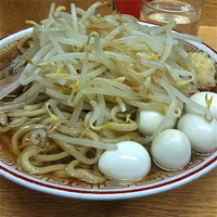 「ラーメン（チャーシュー2枚入り）（ニンニク・野菜￥650）」@ラーメン二郎 環七新代田店の写真