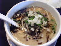 「鶏黒つけめん」@麺堂 稲葉の写真