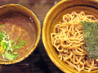 「ベジポタつけ麺（極太胚芽麺・並盛り）@800」@つけ麺 えん寺 吉祥寺総本店の写真