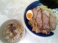 「つけ焼豚めん・大盛」@麺処 帯笑の写真