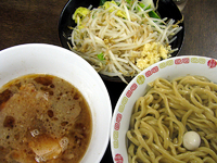 「蓮エビ大つけ麺（500g:ヤサイニンニク）@1100」@蓮爾 さんこま店の写真