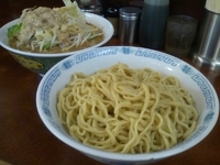 「つけ麺（800円）」@ラーメン二郎 めじろ台法政大学前店の写真
