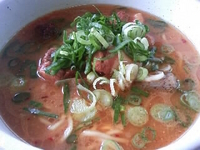 「辛味噌ボンバー（￥900）」@拉麺工房 暁の写真