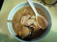 「豚骨魚介ラーメン」@麺屋 かめだの写真