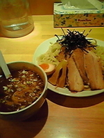 「限定 麺屋青山つけめん」@北海道味噌ラーメン 熊ごろしの写真