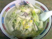 「たんめん大盛（700円）」@台湾湯麺 楽の写真