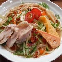 「紅茶涼麺」@麺家 ゐをりの写真