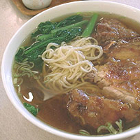 「排骨麺950円」@中国料理 東園の写真