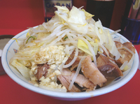 「汁なし大豚ヤサイニンニクカラメ」@ラーメン二郎 環七一之江店の写真